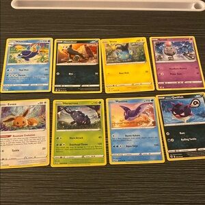 Pokemon Trading Cards Lot of 8